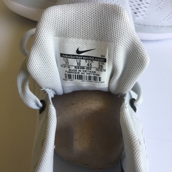 ❤️SOLD❤️Nike mens Flex 2016 Run Platinum Sneakers - Picture 7 of 8